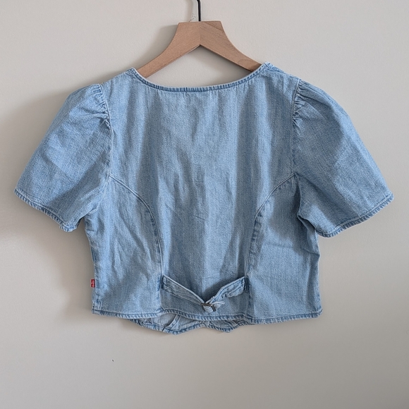 NWT Levi's Moxie Denim Blouse - Picture 5 of 5